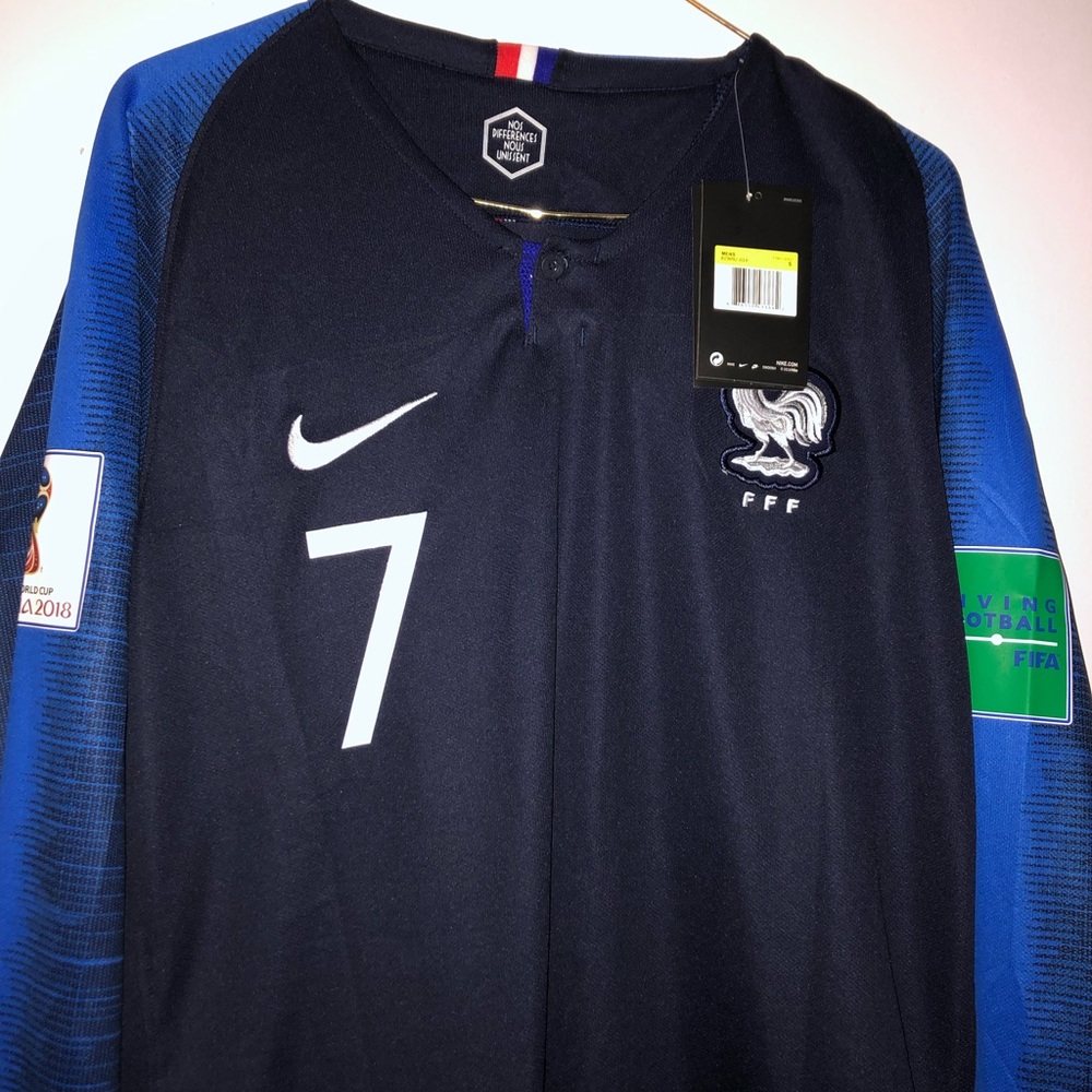 griezmann 2018 france world cup jersey